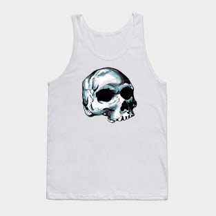 Human Skull Tank Top